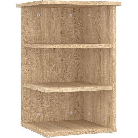 Mueble auxiliar de 35 x 35 x 55 cm almacenamiento práctico estilo contemporáneo aglomerado de roble Sonoma 020047871 (1/5)