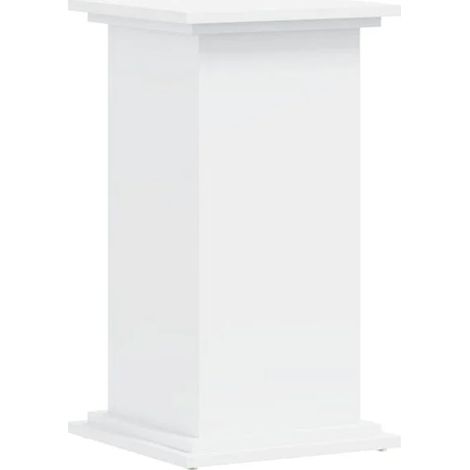 Support pour plantes blanc, 33 x 33 x 60 cm, en bois composite (1/5)