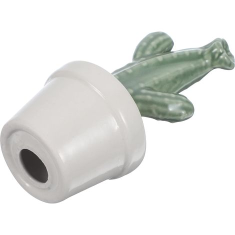 Bonsaï Artificiel en Céramique Vert Vif, Décoration Cactus Réaliste pour Maison et Bureau, Plante D'intérieur Élégante et Naturelle, Ornement Frais et Chic Style Plusieurs Styles (1/5)