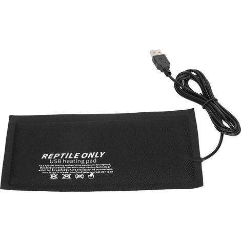 1 Tapis chauffant USB, fibre sept couches, imperméable ignifugé, pour reptiles lézards tortues (1/5)