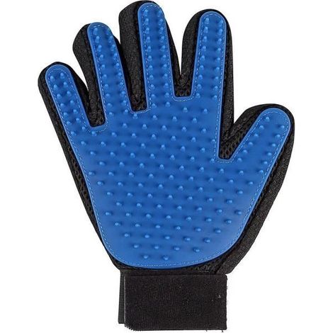 Gant de toilettage pour chien et chat, gant de massage en caoutchouc, brosse de nettoyage (1/3)