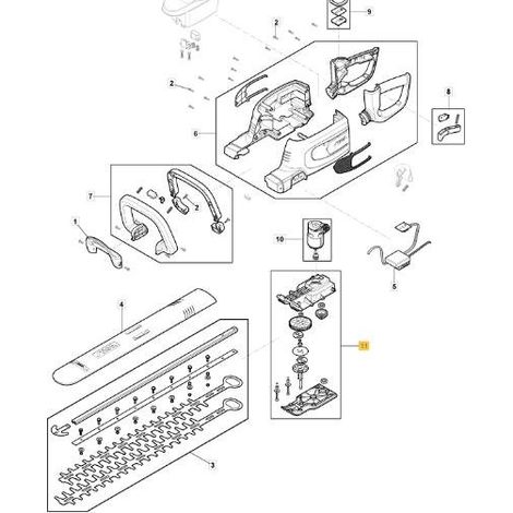 KIT INGRANAGGI HT 700 Li 48 ORIGINALE STIGA - 118811270/0