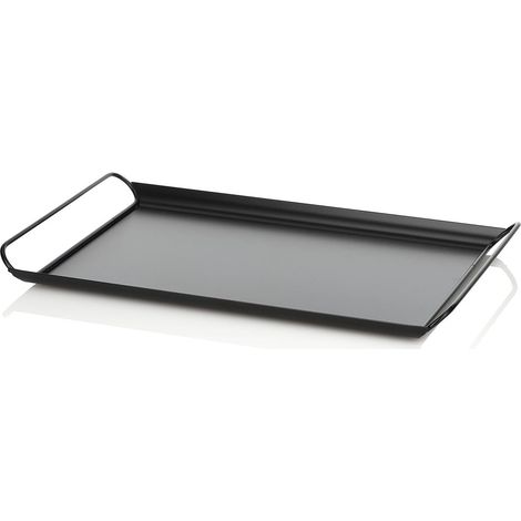 Schwarzes Metall-Serviertablett Thomas