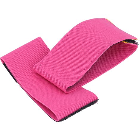Bandes élastiques confortables et portables pour l'entraînement des orteils en gymnastique, idéales pour la danse, les saltos arrière et les acrobaties (lot de 2, rose rouge). (1/5)