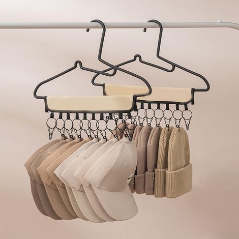 Porte-chapeaux pour casquettes de baseball, bonnets bébé à plusieurs pinces, étagère à chapeaux pour chambre d'étudiant (1/5)