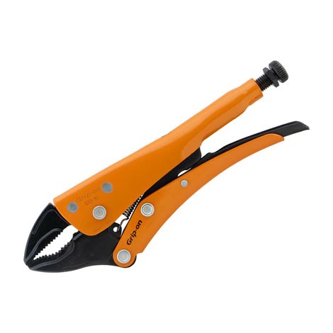 Pince GRIP-ON avec mâchoires droites/concaves, 233 mm, conception polyvalente et robuste pour le bricolage.