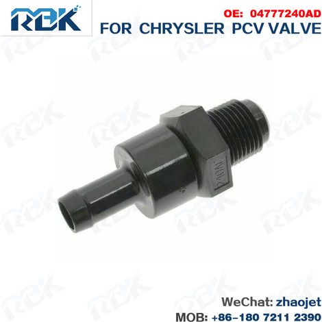 4777240AC, soupape PCV, clapet anti-retour, soupape de recyclage, soupape de ventilation, PCV VALVE américaine (1/2)