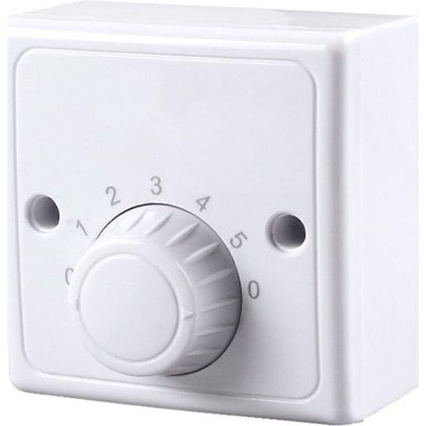 Interrupteur à variateur mural universel 220 V pour ventilateur de plafond, cinq vitesses. (1/4)