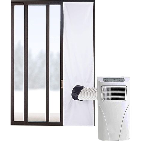 Kit mural pour climatiseur, Kit de ventilation murale pour climatiseur, Kit de ventilation pour climatiseur Déflecteur de climatisation universel pour fenêtre à battants, Kit de ventilation pour fenê (1/5)