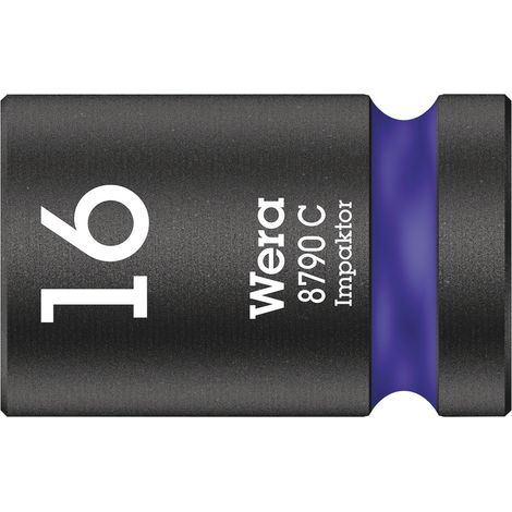Wera 8790 C Impaktor Steckschlüsseleinsatz mit 1/2"-Antrieb, 16 x 38 mm (1/5)