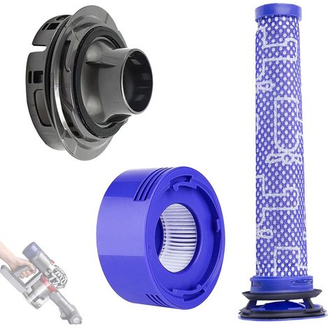 Filter- und Motorabdeckung für Dyson V7 V8 Staubsauger, Motorabdeckung + Filter + Vorfilter (1/5)