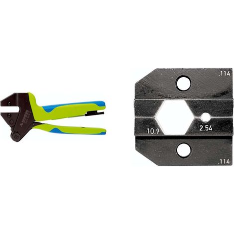 624 114 3 0 K1 Rennsteig Werkzeuge GmbH Crimpzange PEW12 für Koax-Kabel RG 213, RG 11 inkl. Crimpeinsätze - 1 Stück