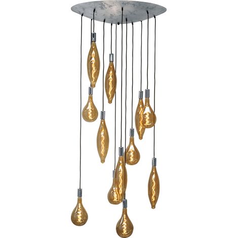 Grande lampe suspendue Aton 12 lumières - 2240-07-37-90-12 (1/3)
