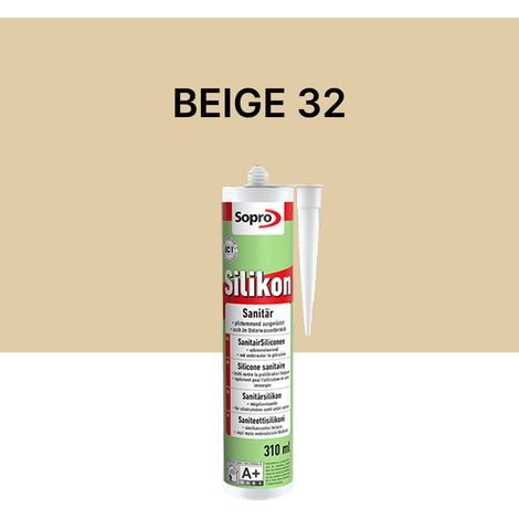 Mastic silicone spécial piscine - Beige 32 - 310 ml