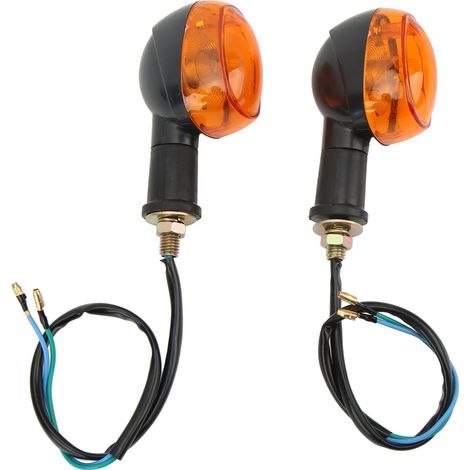Aramox Blinker, ein Paar Motorradblinker Little Monkey Flash Light Direction Light M10 Installationsgewinde Blinker. (1/5)
