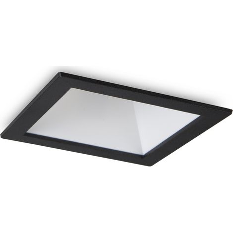 Faretto Incasso Moderno Game Square Alluminio Nero E Bianco Led 11W 3000K (1/2)