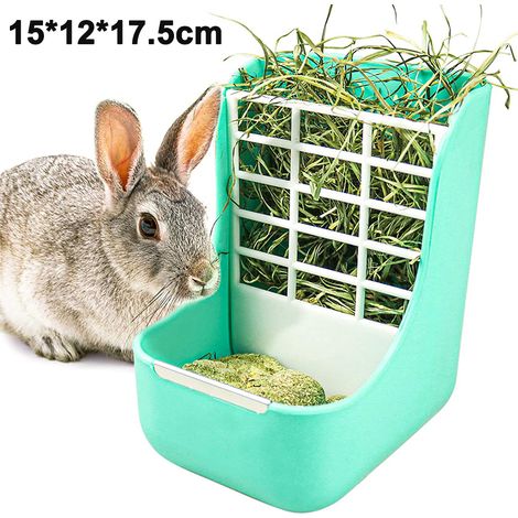 Mangeoire pour lapins, mangeoire pour cochons d'Inde, mangeoire à foin, bols à foin et à nourriture, mangeoire pour lapins, mangeoire pour cochons d'Inde, mangeoire pour chinchillas (1/5)