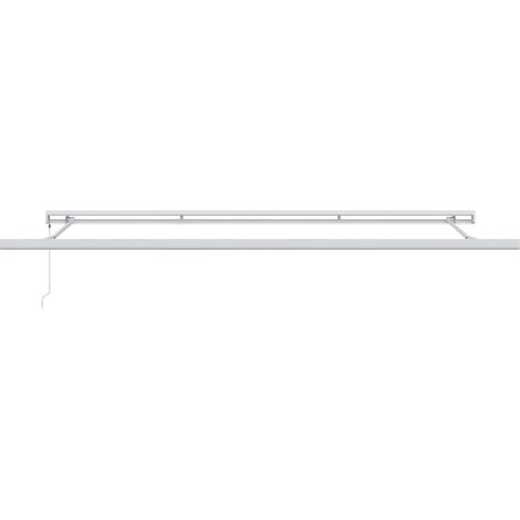 Maison Exclusive - Tenda Retrattile Verde e Bianco 500 × 300 cm Tessuto e Metallo