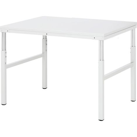 Table de travail de base mélamine Rau LxPxH 1200x900x650-1000mm