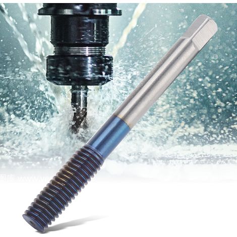 Taraud d'extrusion M8 à revêtement nano bleu pour machine métrique (1/5)