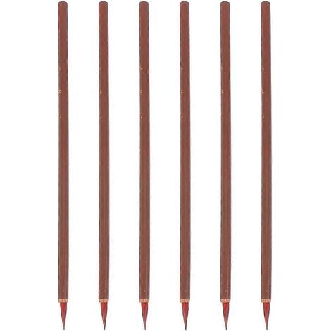 Lot de 6 pinceaux professionnels pour calligraphie chinoise, pinceaux de peinture traditionnels, stylos-pinceaux d'écriture (1/3)