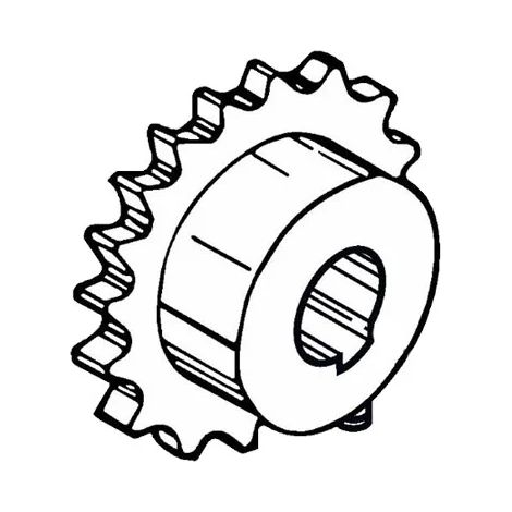 fadini pignon simple 1/2" z20 2055l (1/3)