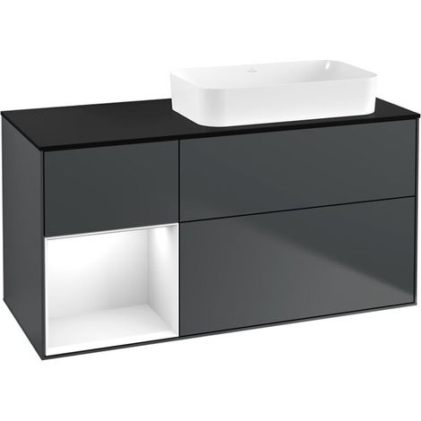 Villeroy & Boch F682GFHG Meuble sous-lavabo Finion F68 (1/2)