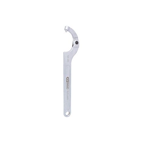 Llave de gancho articulada con espiga lisa  métrica  50 - 80