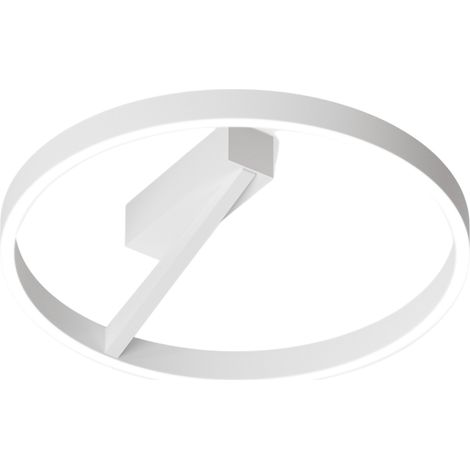 Plafoniera LED Criseide P/G - 60W 3200lm 3000K dimmerabile taglio di fase in alluminio finitura Bianco Satinato - Gealux (1/3)