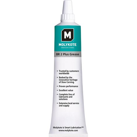 Graisse fortes charges haute performance BR-2 Plus - tube 100g - Molykote