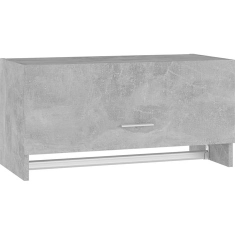 Garde-robe,Armoire gris béton 70x32,5x35 cm bois d'ingénierie CFW53890 (1/5)
