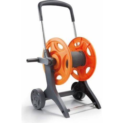 Carrello avvolgitubo eurotank 60 abs acciaio tubo acqua irrigazione 60 mt (1/6)