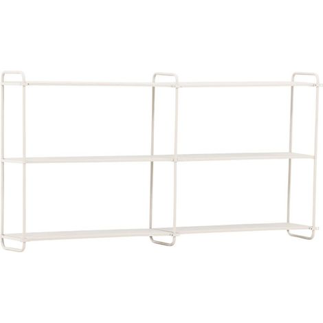 Étagère Murale en Métal "Lyon" 122cm Beige (1/5)