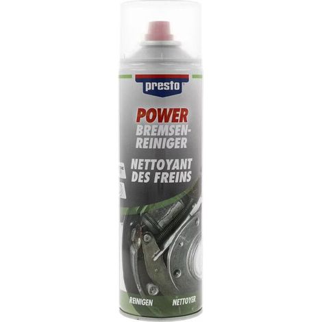 Produit nettoyant pour freins - Auto - Puissant - Buse 360°- Presto - 500ml