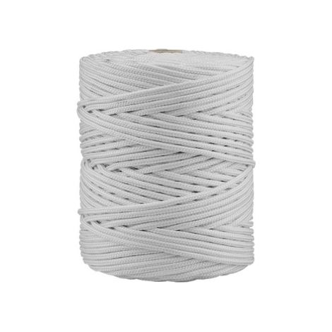 Cordón trenzado polipropileno 200m - 5mm x 200m blanco, ACCUMASTER. (1/2)