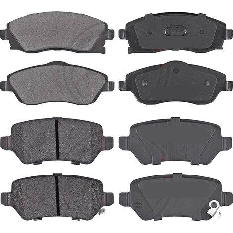 KIT PASTIGLIE FRENO ANTERIORI E POSTERIORI compatibile con BMW i3 (I01) / PASTIGLIE FRENANTI AUTO OEM FDB5092,FDB4954 / SOSTITUZIONE DIRETTA / BASSA POLVERE / SILENZIOSO (1/4)