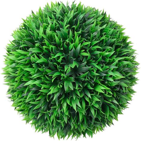 vidaXL Bolas de boj artificial 2 unidades 38 cm (1/2)