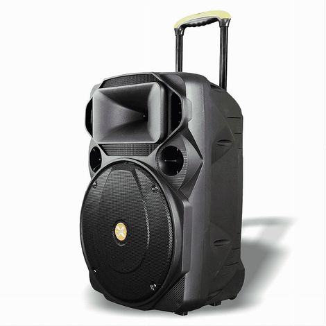 TRADE SHOP - Cassa Audio Portatile Batteria Woofer 15" Usb Mp3 Microfono Extreme Sound Van-xl -
