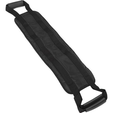 Élingue de transfert pour patient, ceinture de levage douce pour la peau, aide au retournement et à la levée des jambes, assistance pour personnes âgées, longueur ajustable, confortable et sécurisée. (1/5)