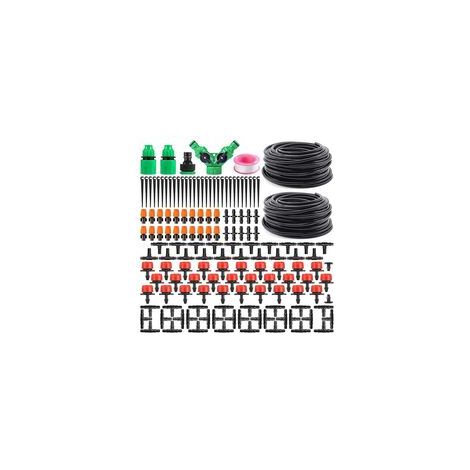 Kit d'irrigation de jardin,, 30M Goutte à Goutte Jardin Système d'Arrosage Pour Jardin, Pelouse, Paysage, Potager