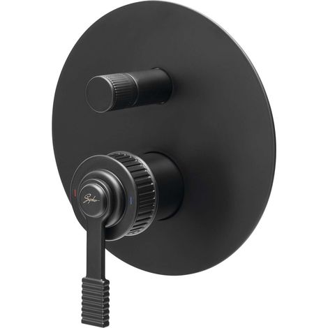Sapho Versi - Unterputz-Duscharmatur, mit Einbaukörper, schwarz matt RV042/15 (1/5)