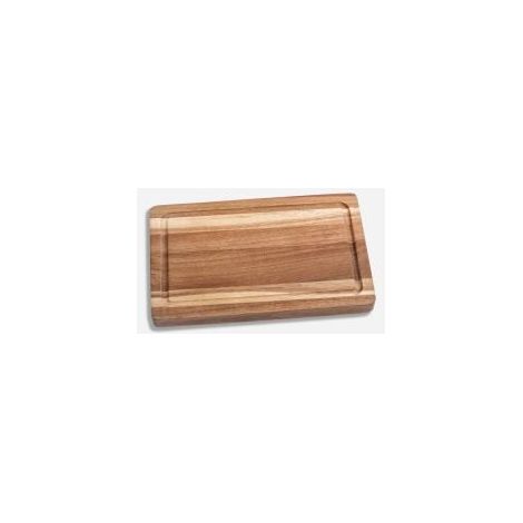 Beefer Tabla de cortar multifunción Pro de madera de acacia aceitada indestructible y acero inoxidable - 1260004 (1/3)
