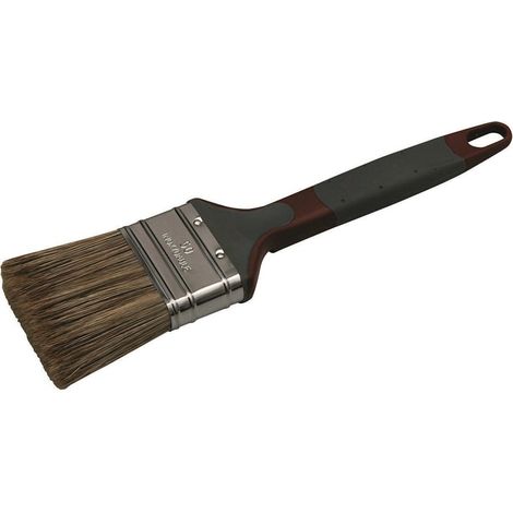 Brosse plate bi-matière 'spécial traitement bois' 65mm