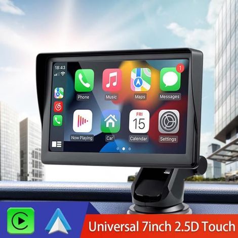 Autoradio Bluetooth - PRUMYA - B600W - 7 pouces - Carplay - Android Auto - Écran tactile (1/4)