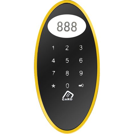 Serrure électronique numérique sans clé à clavier tactile et mot de passe RFID pour armoire de sauna (1/5)