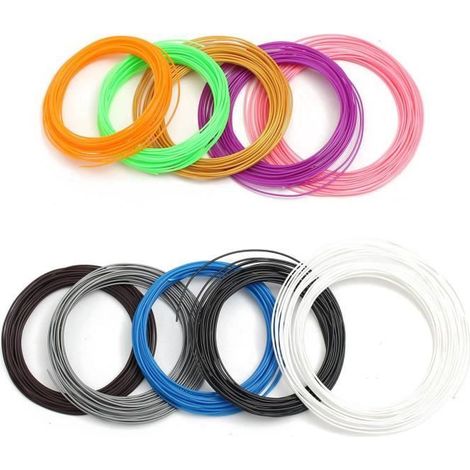 10x10M impression 3D Doodle dessin stylo Crafting modelisation ABS filament imprimante (1/4)