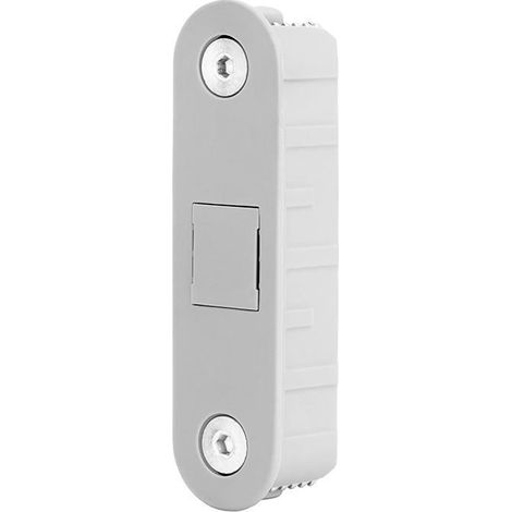 cerradero touch puerta aluminio gris r7036, blanco mate, negro mate acabado gris metal