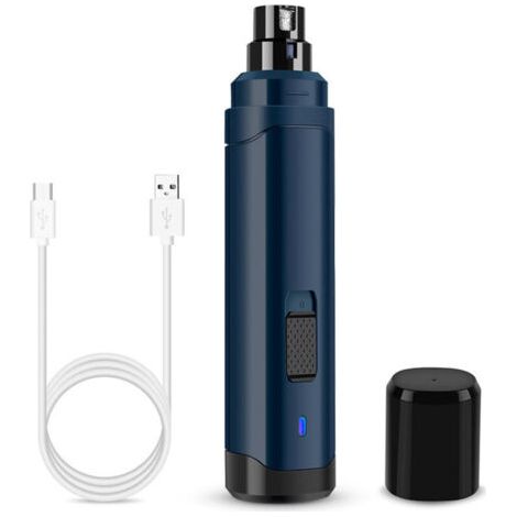 Lime à Ongles Électrique Chien, Coupe Ongle pour Chien,Chat et Lapin, Lime Griffes Electrique avec 2 Vitesses, Ultra-Silencieux, USB Charge Rapide, Sûr et Adapté à Tous Les Animaux (1/5)