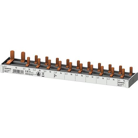 Siemens Stiftsammelschiene 16qmm 1x FI 1p/N + 10x Komp. 12TE 5ST3784-0
