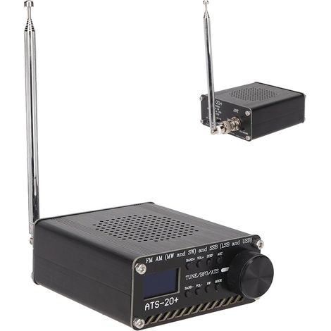 Récepteur Radio, Récepteur Numérique Bande Mondiale Haute sensibilité ATS 20+, Prend en FM AM LW SW SSB pour la Cuisine à Domicile (1/5)